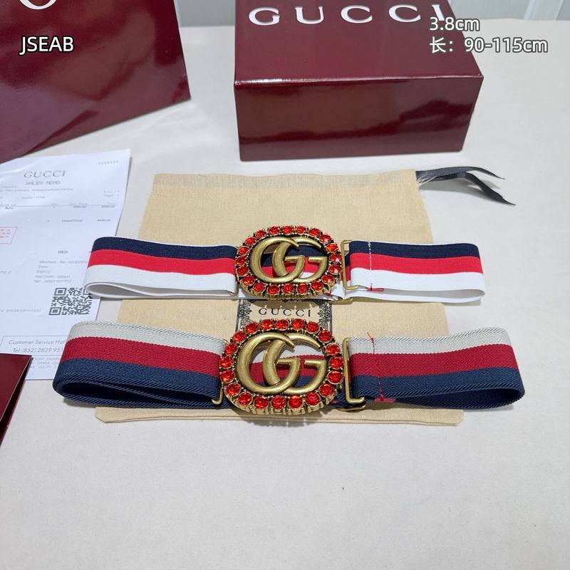 Gucci belt 松紧带38mmX90-115cm 8L13